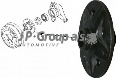 JP GROUP 8151400402 -  Ступица колеса заднего